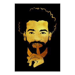 Póster Mohamed Salah, el Rey Egipcio del Fútbol