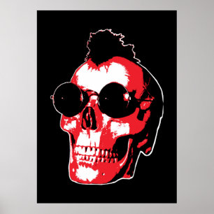 Póster Mohawk Skull - rock'n'Roll