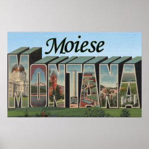 Póster Moiese, Montana