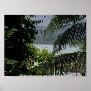 Póster Moira en el ancla, Bahía Drake, Costa Rica