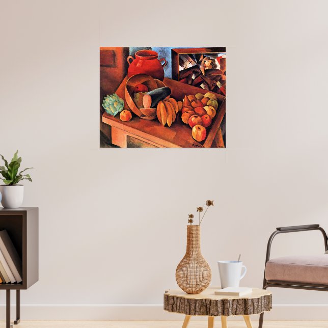 Póster Moise Kisling, Bodegón con frutas, (Salón 3)