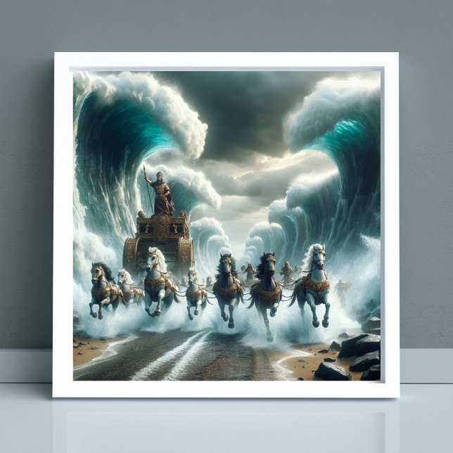 Póster Moisés abandonando la Biblia del Mar Rojo contra e (Subido por el creador)