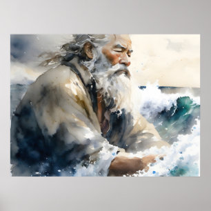 Póster Moisés Cruzando El Mar Rojo