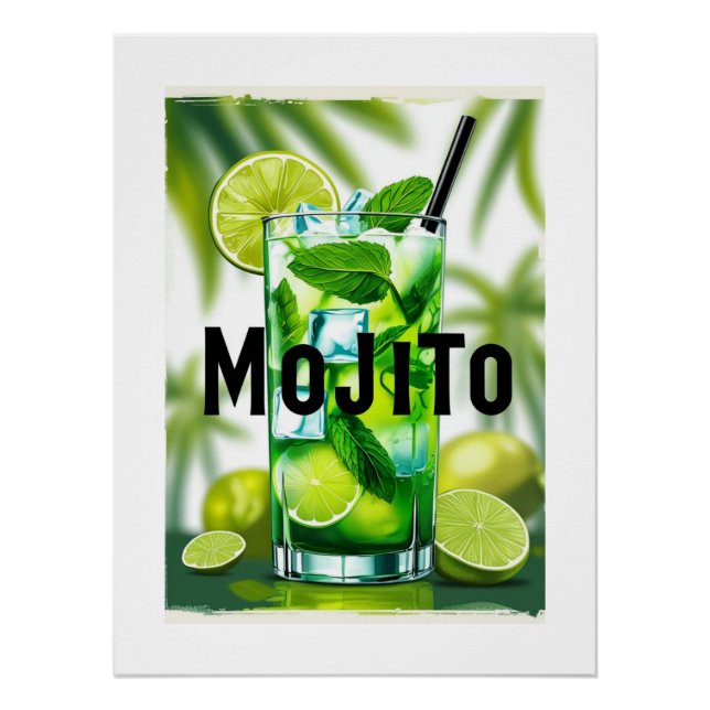 Póster Mojito (Anverso)