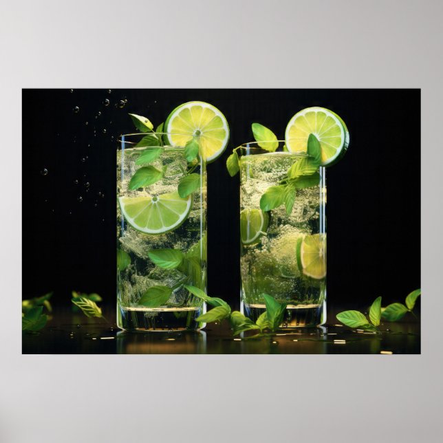 Póster Mojito Cocktails (Frente)