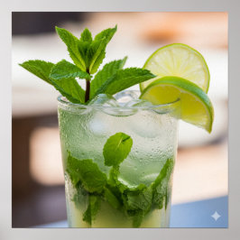 Póster Mojito Recipe