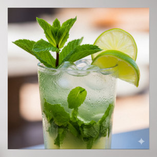 Póster Mojito Recipe
