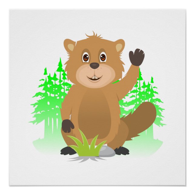 Póster Mole clipart (Anverso)