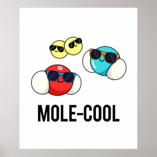 Póster Mole-Guay Funny Molécula Pun