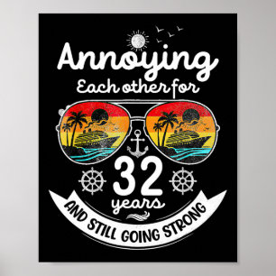 Póster Molestándose mutuamente 32 año 32 aniversario de b
