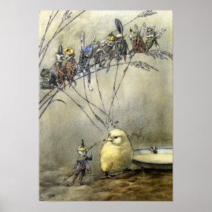 Póster "Molestar al Gnat", tono azul