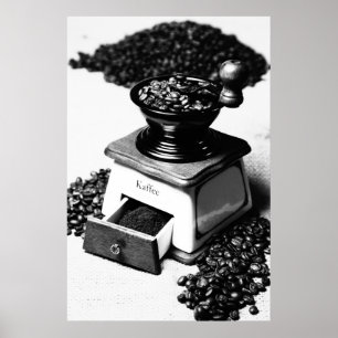Póster Molinillo de café negra Weis de representación de
