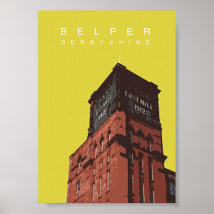 Póster Molino Belper Norte
