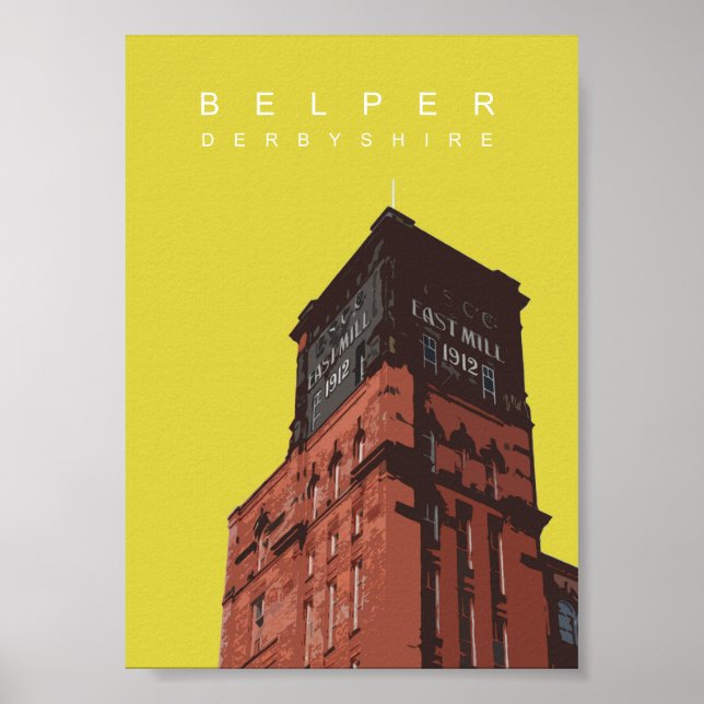 Póster Molino Belper Norte (Frente)