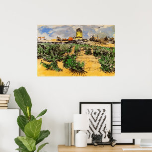 Póster Molino de Alphonse Daudet en Fontevielle de Van Go