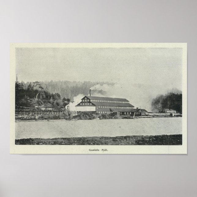 Póster Molino de Gualala, California (Frente)