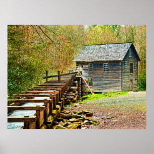 Póster Molino de Mingus, Great Smoky Mountains