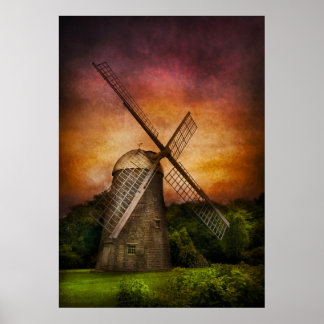 Póster Molino de viento