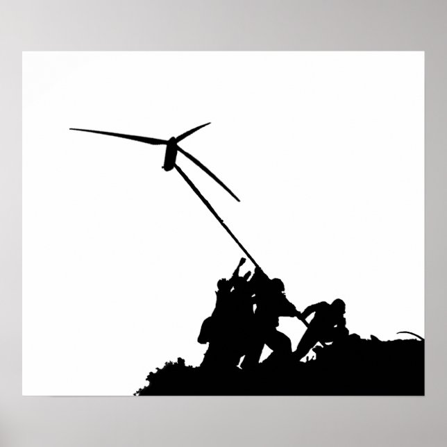 Póster Molino de viento (Frente)