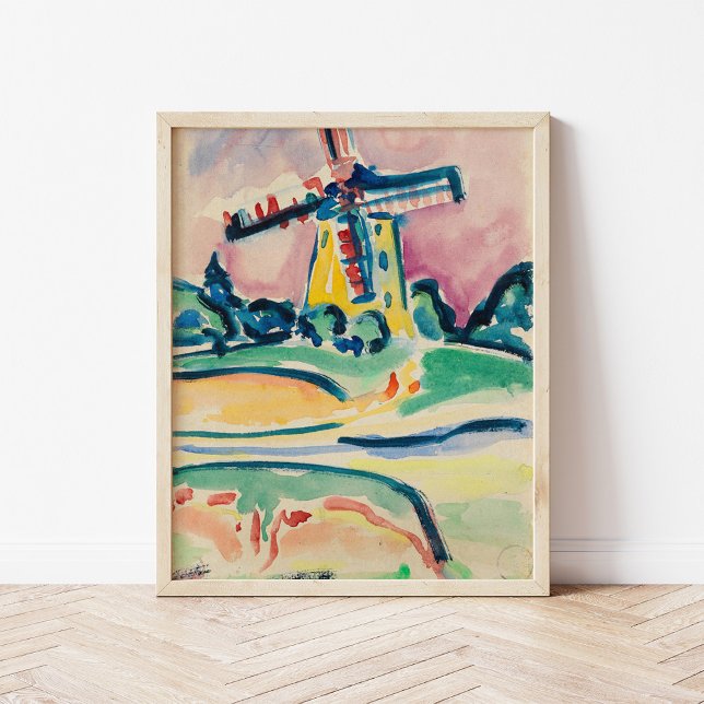 Póster Molino de viento | Ernst Ludwig Kirchner (Subido por el creador)