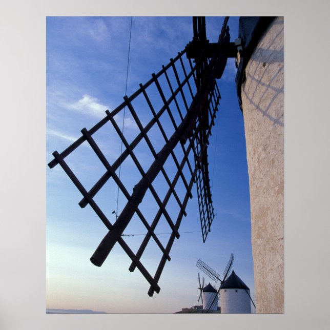 Póster Molinos de viento de Consuegra, Castilla-La Mancha (Frente)