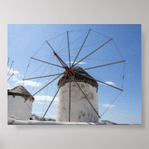 Molinos de viento de Mykonos