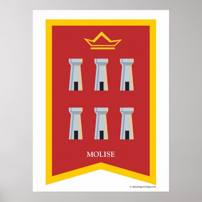 Póster Molise Italia Región Poster (Frente)