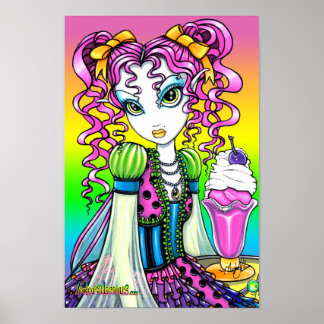 Póster "Molly" Sherbet Crema de hielo Poster de hadas arc