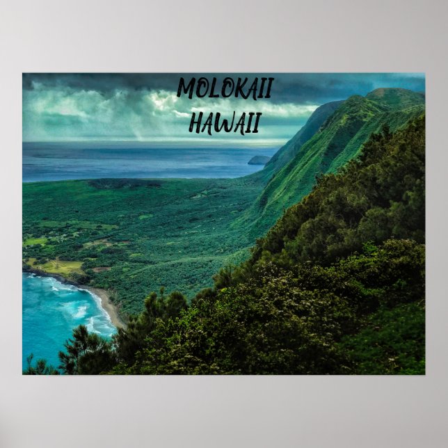 PÓSTER MOLOKAII HAWAII (Frente)