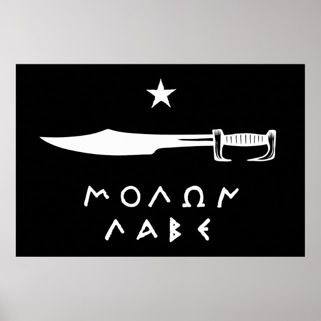 Póster Molon Labe Poster (Frente)