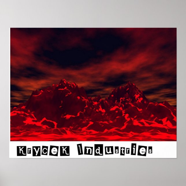 Póster Molten Skies (Frente)
