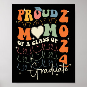 Póster Mom Cl De 2024 Senior 24 Graduate Graduation Groov
