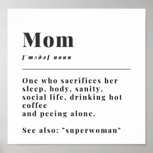 Póster Mom Definition 