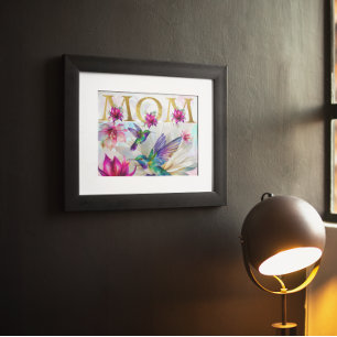 Póster Mom Hummingbird
