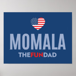 Póster ¡Momala Harris por el presidente!
