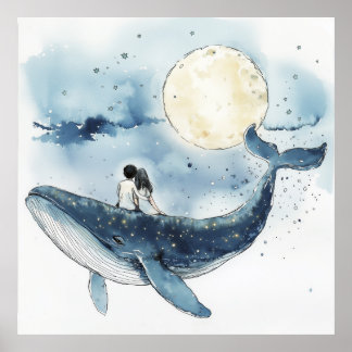 Póster Momento de la luna