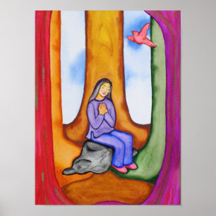 Póster Momento de paz