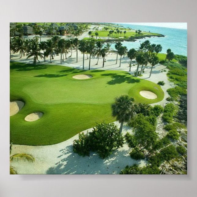 Póster Momento más aterrador para los golfistas, hermosa  (Frente)