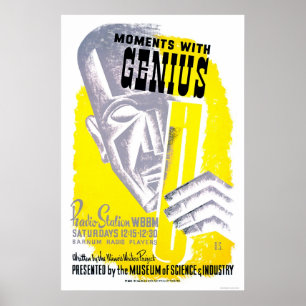 Póster Momentos con Genius 1941 WPA