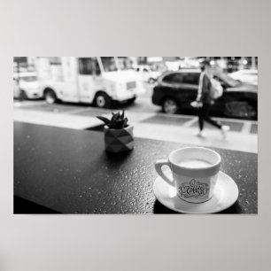 Póster Momentos de café en Nueva York