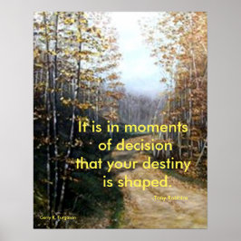 PÓSTER MOMENTOS DE LA DECISIÓN TONY ROBBINS POSTER