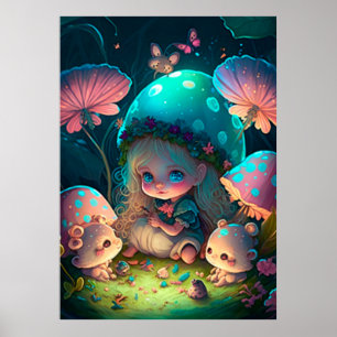 Póster Momentos del elfo mágico