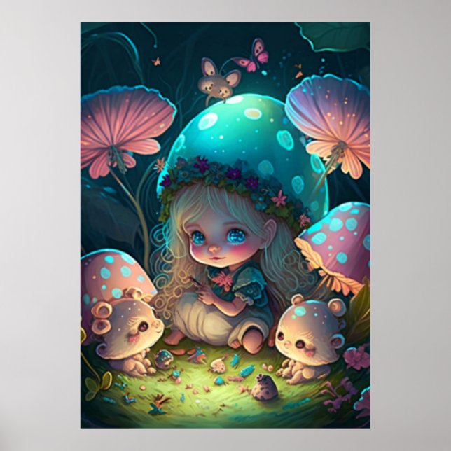 Póster Momentos del elfo mágico (Frente)