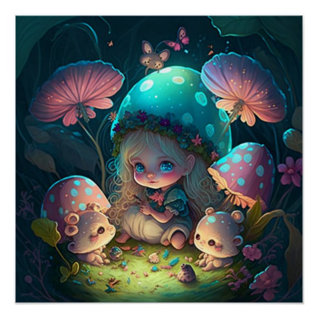 Póster Momentos del elfo mágico (Anverso)