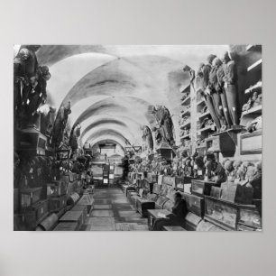 Póster Momias de la catacumba de Palermo, Italia