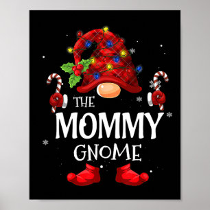 Póster Mommy Gnome Navidades Coincidentes PJS Para Famili
