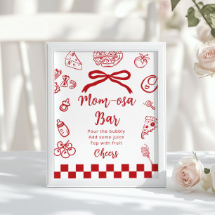 Póster Momosa bar Caprichosa Bow Pizza Italiana