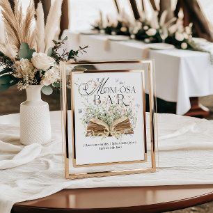 Póster Momosa Bar Nuevo Capítulo Libro Tema Flor silvestr