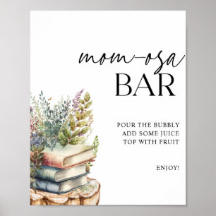 Póster Momosa Bar Storybook Baby Shower