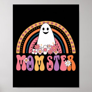 Póster Momster Ghoulish Fiesta Amantes de Zombie Fantasma